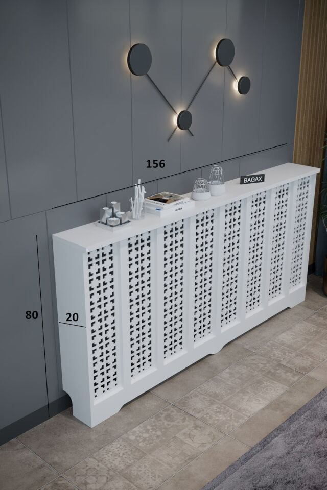 Truva Model, Beyaz Renk,iç Ölçü 156 Cm Dış Ölçü 160 Cm Petek Kaplama, Dresuar