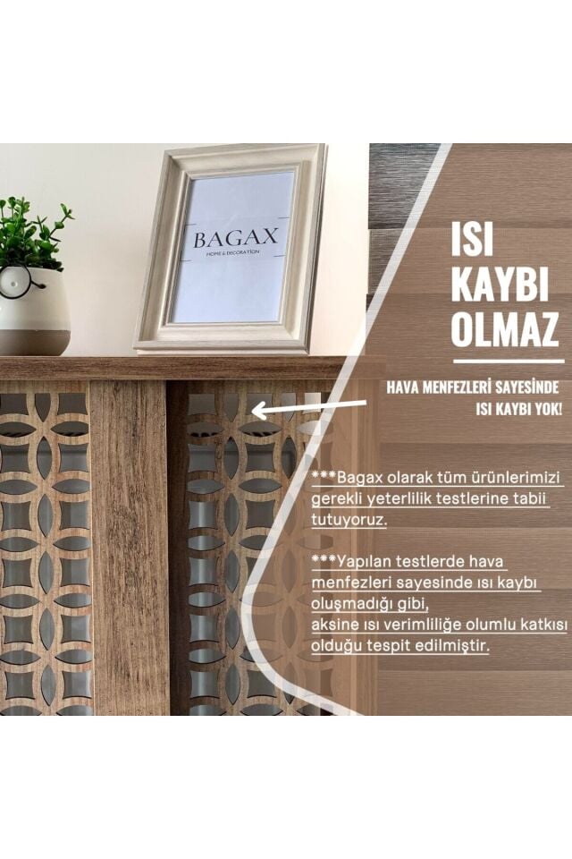 Petek Üstü Dekoratif Dresuar – Kalorifer Gizleme Antre Konsolu | Dar Alanlar İçin Modern ( iç 96 ) ( dış 100 cm ) D5