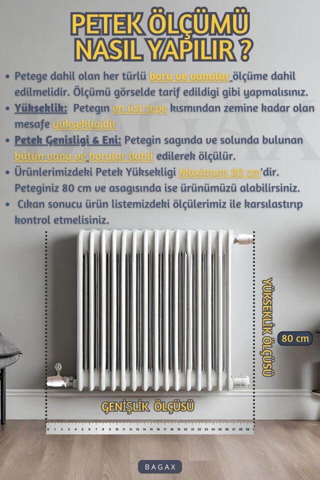 Bagax Efes Model, Beyaz Renk,iç Ölçü 116 Cm Dış Ölçü 120 Cm Petek Kaplama, Dresuar