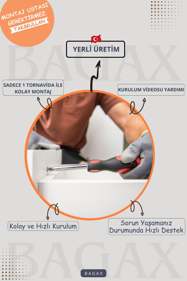 Bagax Petek Üstü Dekoratif Dresuar – Kalorifer Gizleme Antre Konsolu | Dar Alanlar İçin Modern ( iç 176 ) ( dış 180 cm ) D3