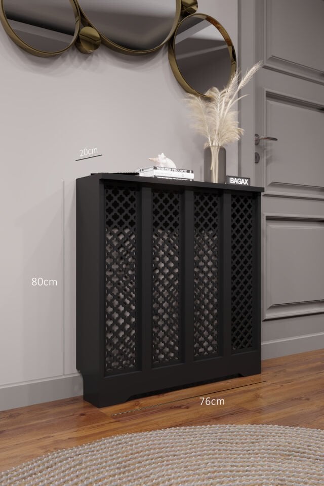 Bagax Zeugma Model, Siyah Renk,iç Ölçü 76 Cm Dış Ölçü 80 Cm Petek Kaplama, Dresuar